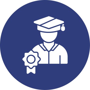 mezuniyet kapsülü vektör illüstrasyonu