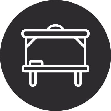 Bir b eksikliği simgesinin vektör çizimi