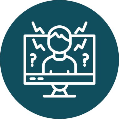 Web simgesi vektör illüstrasyonu