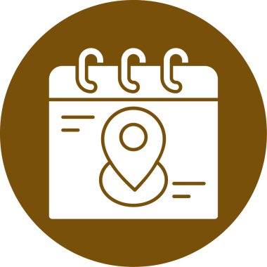 harita simgesi vektör illüstrasyonu