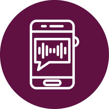 Smartphone Simgesi, vektör illüstrasyonu