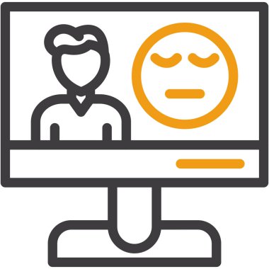 Bilgisayarlı yüz ifadesi olan bilgisayar