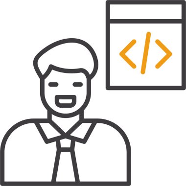 Taslak biçiminde kodlama simgesi kodlama