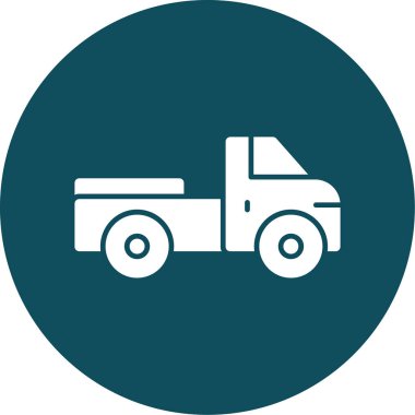 Kamyonet simgesi vektör illüstrasyon tasarımı