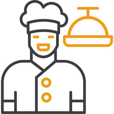 Şef aşçı ikonu