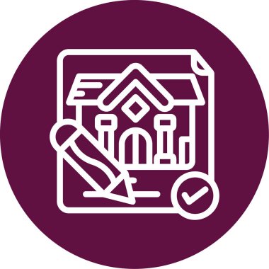 ev simgesi vektör illüstrasyonu