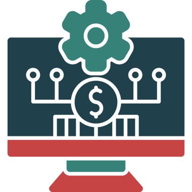 finanse simgesi vektör illüstrasyonu