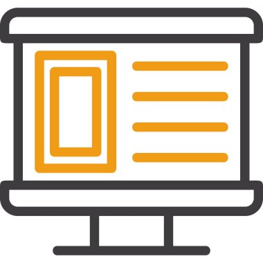 Seo simgesinin vektör illüstrasyonu