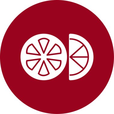 limon simgesi vektör illüstrasyonu