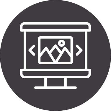 seo modern simgesinin vektör illüstrasyonu