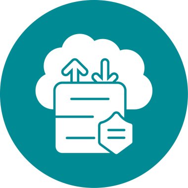 bulut hesaplama vektörü illüstrasyonu