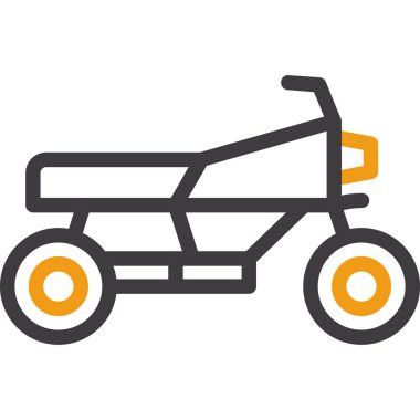 motor simgesi vektör illüstrasyonu