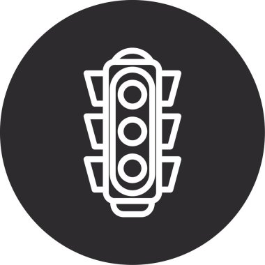 modada izole edilmiş arka planda araba motoru simgesi