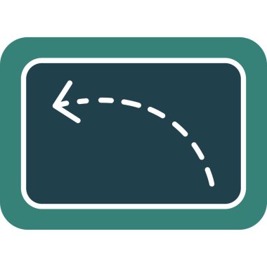 ok simgesi vektör illüstrasyonu