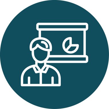 Bir kadın simgesinin vektör illüstrasyonu