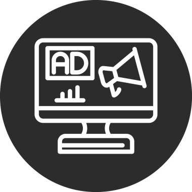 vektör reklam simgesi illüstrasyonu