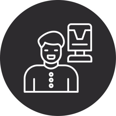 Modern insanların vektör illüstrasyonu