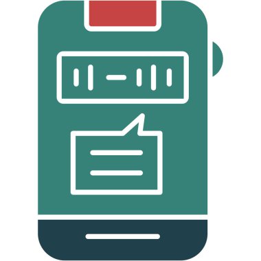 cep telefonu, vektör illüstrasyonu