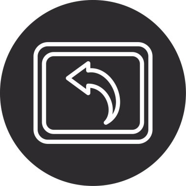 Modern simgenin vektör illüstrasyonu