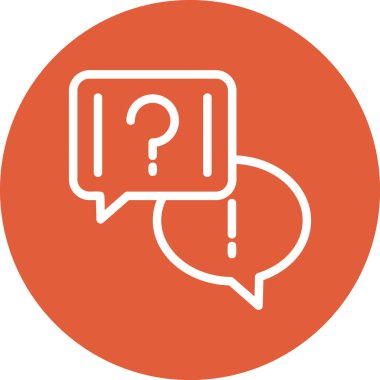 Soru işareti simgesi. vektör illüstrasyonu