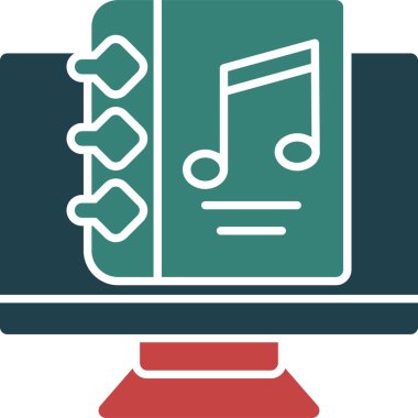 Müzik notası. Basit resimleme