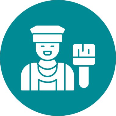 Bir adamın vektör illüstrasyonu