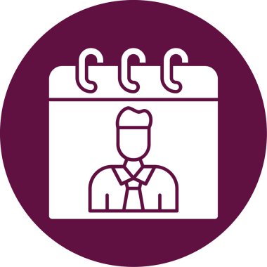 Evrak çantası vektör illüstrasyon tasarımı olan adam