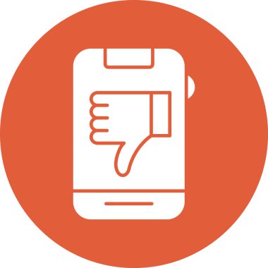 Akıllı telefon simgesinin vektör illüstrasyonu