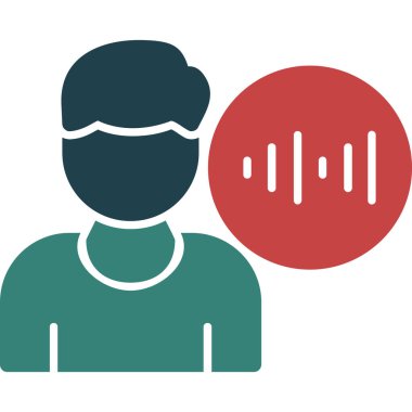 İnsan simgesinin vektör illüstrasyonu