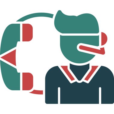 Bir kadın simgesinin vektör illüstrasyonu