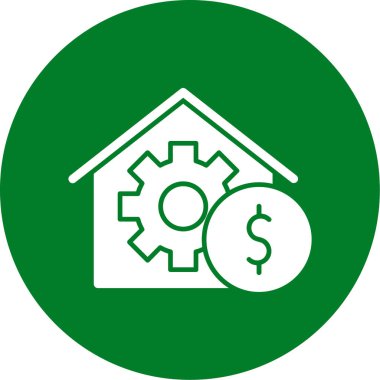 Dolar simgesi vektör illüstrasyonu