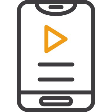  Senaryo simgesi vektör illüstrasyon tasarımı