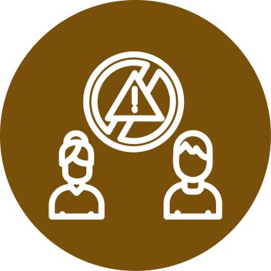 İnsan simgesinin vektör illüstrasyonu