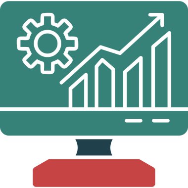 Modern simgenin vektör illüstrasyonu