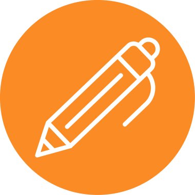 kalem simgesinin vektör illüstrasyonu