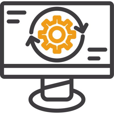 silo simgesinin vektör illüstrasyon tasarımı