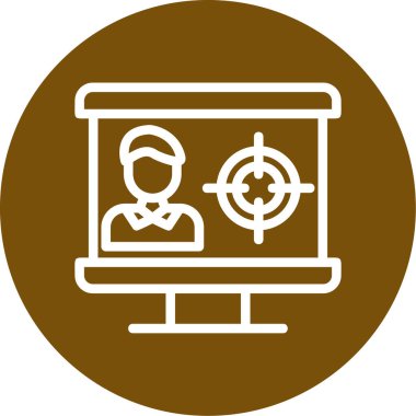 iş simgesi vektör illüstrasyonu