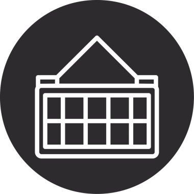 Modern yapı simgesinin vektör illüstrasyonu