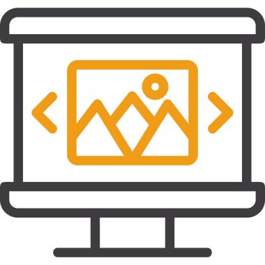 Web simgesi vektör illüstrasyonu