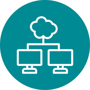 Bilgisayar simgesi. vektör illüstrasyonu