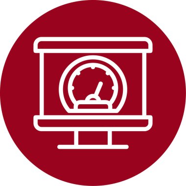 dizüstü bilgisayar simgesi, vektör illüstrasyonu