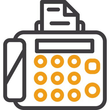 muhasebe hesaplama hesap makinesi simgesi - taslak biçimi