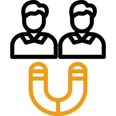 İnsan simgesinin vektör illüstrasyonu