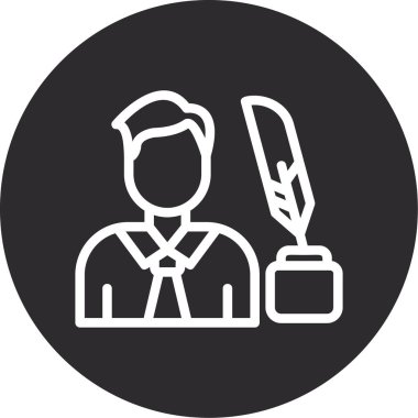 Modern simgenin vektör illüstrasyonu