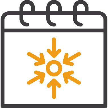 günlük tatil takvimi simgesi