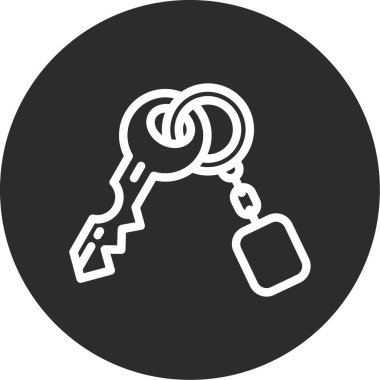 Anahtar. Web simgesi basit illüstrasyon