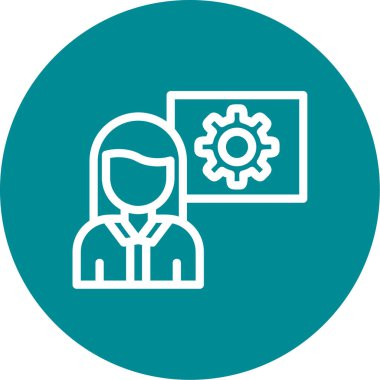 seo modern simgesinin vektör illüstrasyonu