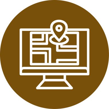 Seo simgesinin vektör illüstrasyonu