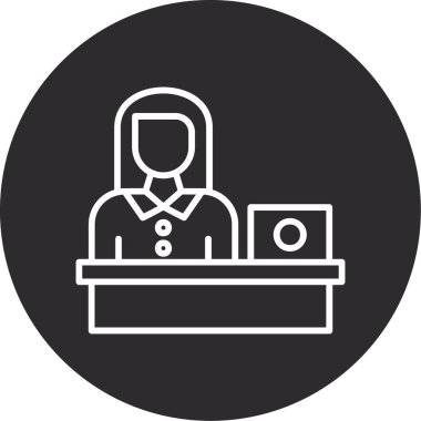 Modern doktorun vektör çizimi