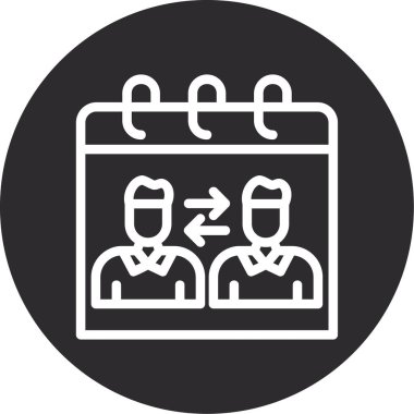 iş simgesi soyut arkaplanda izole edildi